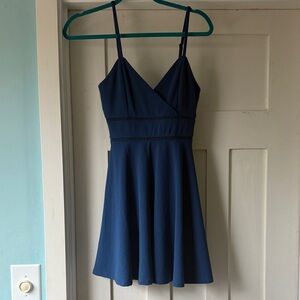 Elegant Royal Blue Dress